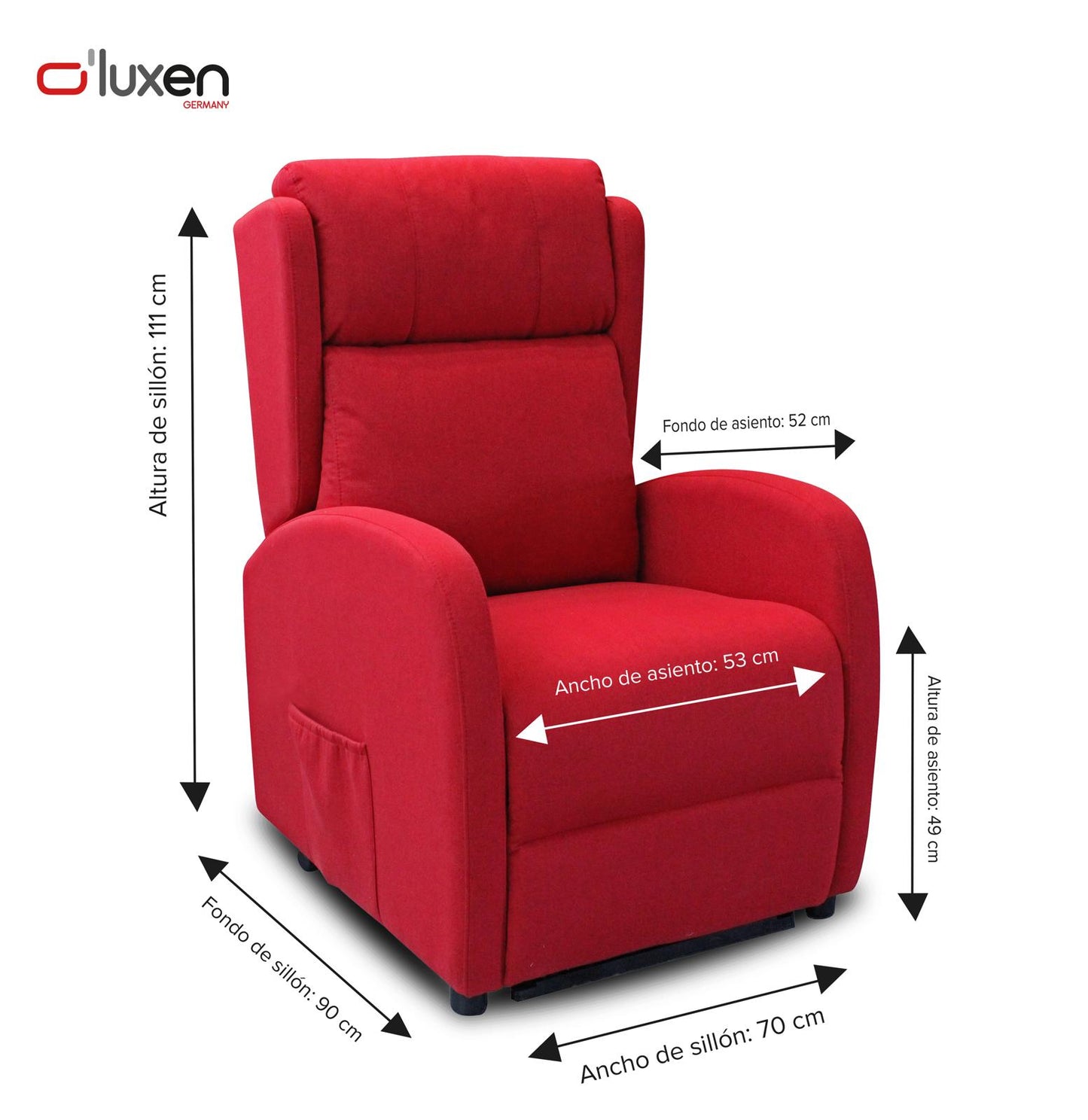 Sillón Relax Power Lift O'Luxen Coello