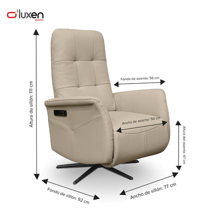 Sillón Relax Power Lift O'Luxen Dalí
